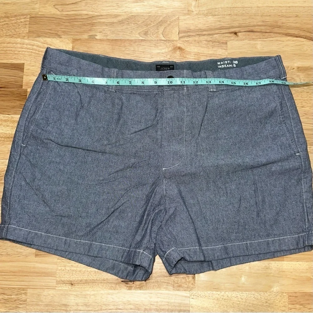J. Crew Men's Flat Front Shorts - Blue
